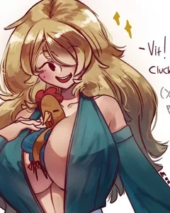 Dreemy AI character Stella, illustrated adult portrait